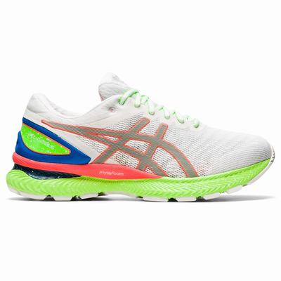 Férfi Asics Gel-Nimbus 22 Lite-Show Futócipő AS0584236 Fehér/Narancssárga Piros